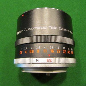 Vintage Vivitar Automatic 3X-7 Tele Converter for Konica Camera--NEW
